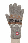 Fingerhandschuhe NATURA aus 100% Alpaka Superfine anthrazit von Apu Kuntur