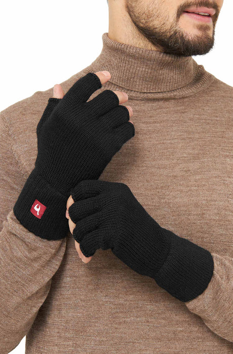 Handschuhe HALBFINGER aus 100% Alpaka von Apu Kuntur