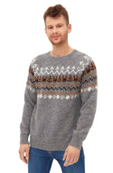Pullover NATURA aus 100% Alpaka ungefärbt anthrazit von Apu Kuntur