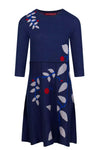 Alpaka Kleid BELLA mit Royal Alpaka blau von Apu Kuntur