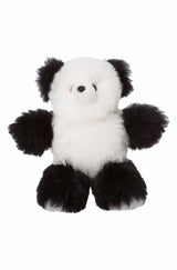 Kuscheltier TEDDY (30cm) aus Alpaka Fell schwarz weiss 30 cm von Apu Kuntur