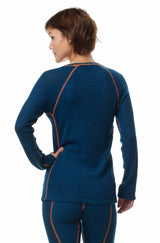Thermo-Oberteil Langarm-Shirt Damen ST. MORITZ mit 63% Royal Alpaka von Apu Kuntur