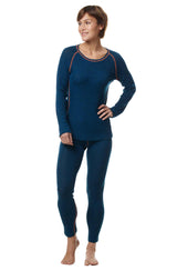 Thermo-Oberteil Langarm-Shirt Damen ST. MORITZ mit 63% Royal Alpaka von Apu Kuntur