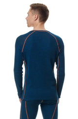 Thermo-Oberteil Langarm-Shirt Herren ST. MORITZ mit 63% Royal Alpaka von Apu Kuntur