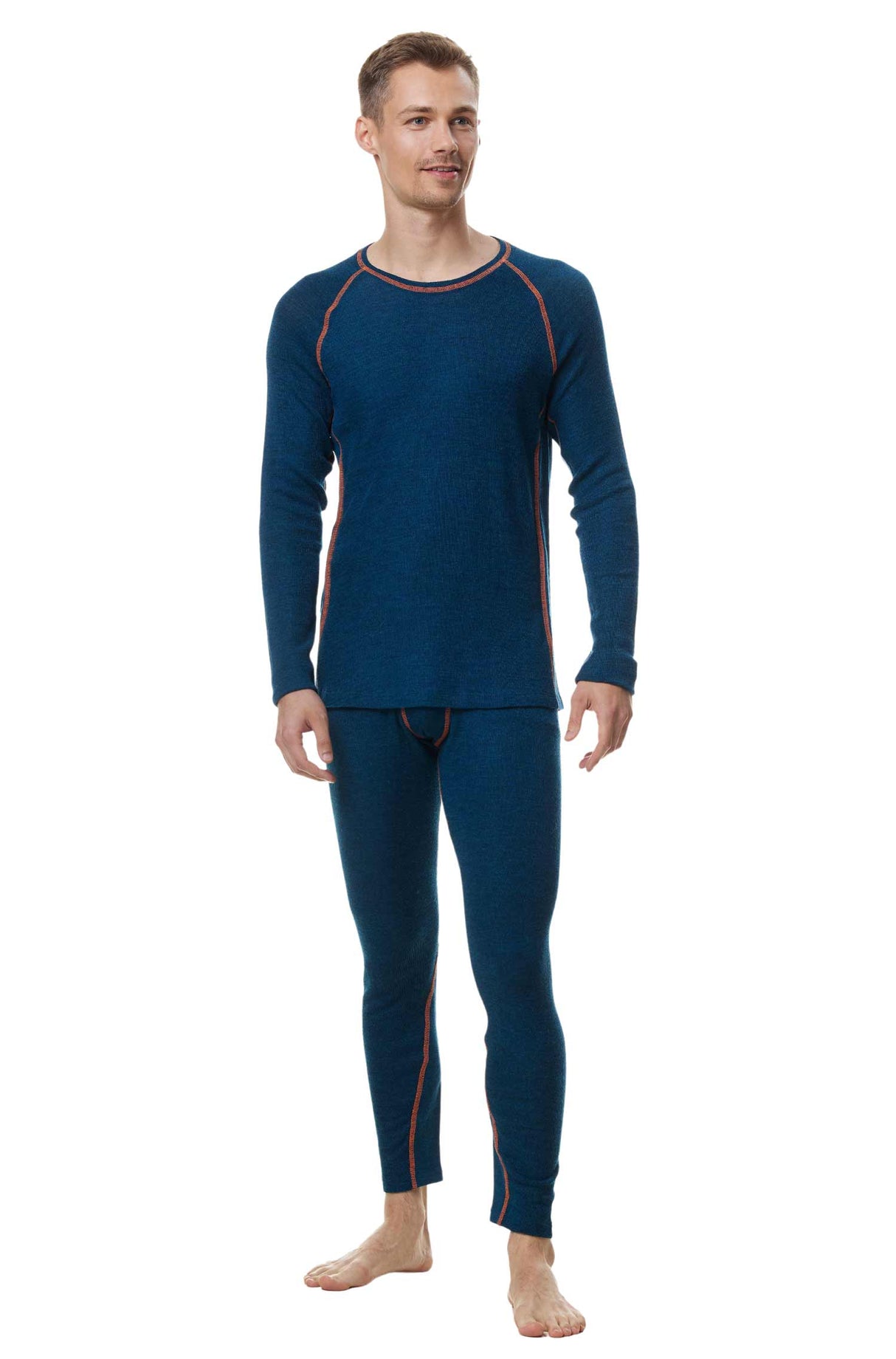 Thermo-Oberteil Langarm-Shirt Herren ST. MORITZ mit 63% Royal Alpaka von Apu Kuntur