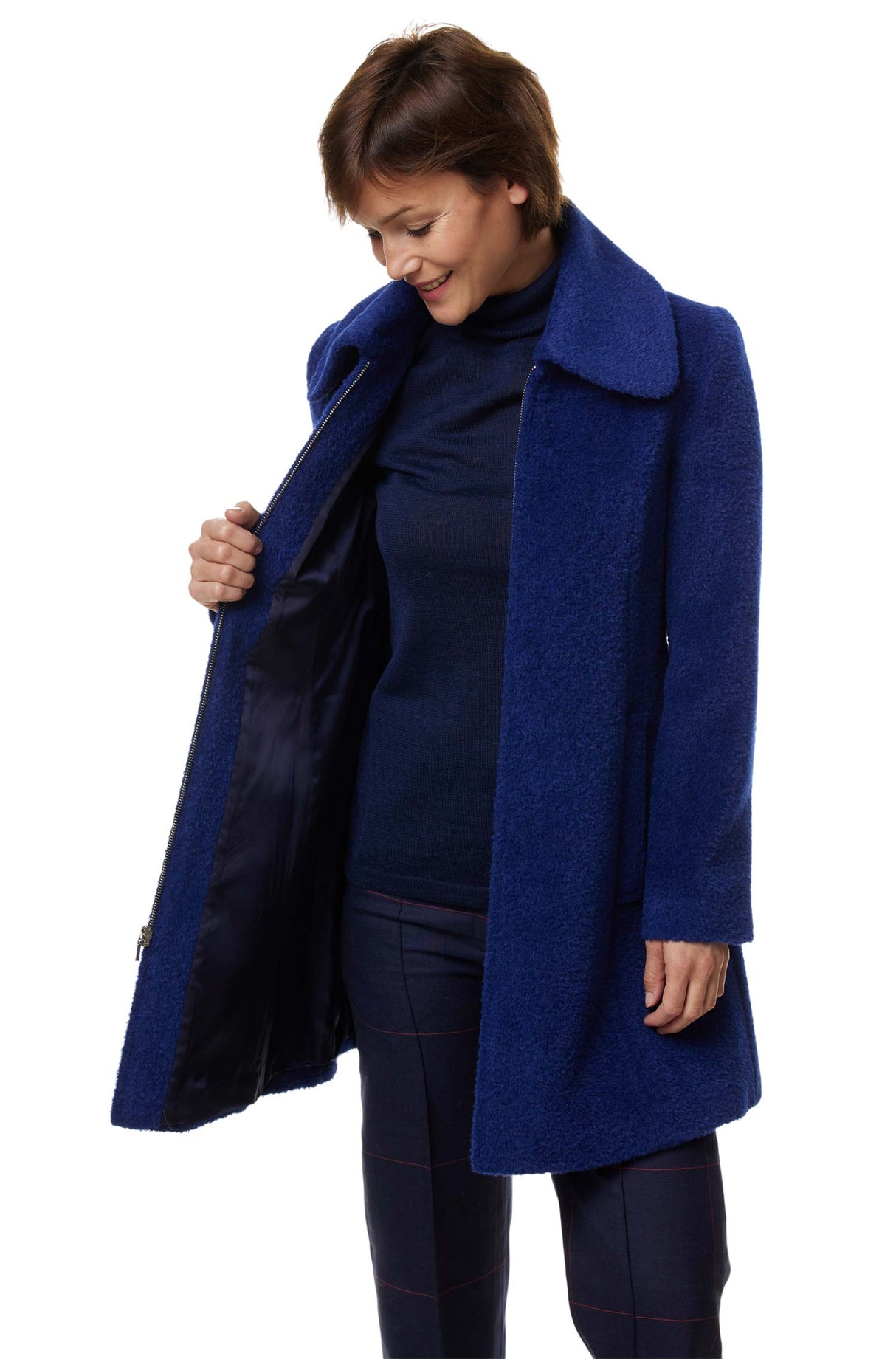 Wintermantel FLURINA mit 40% Alpaka von Apu Kuntur