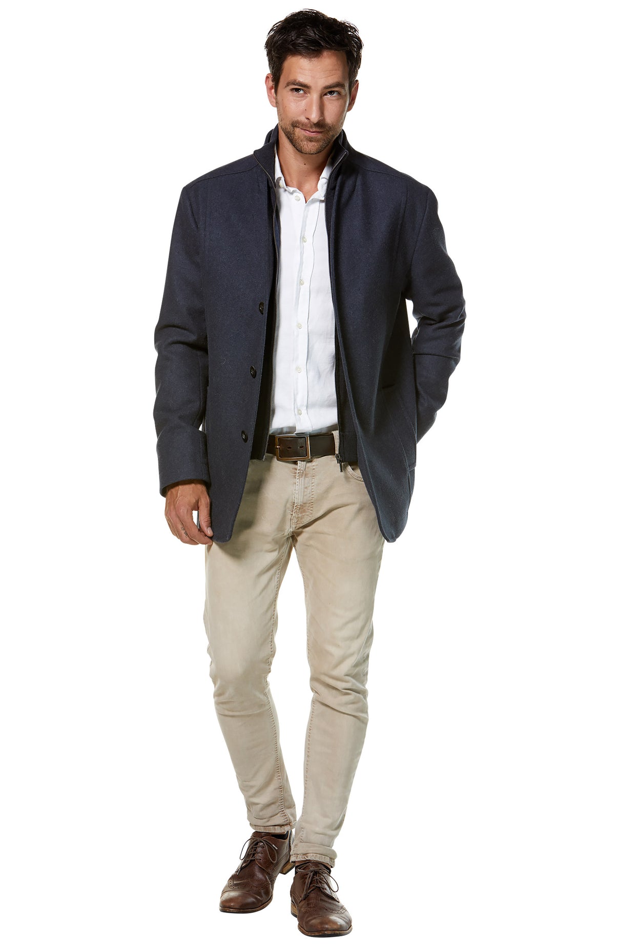 Mantel Herren PABLO mit 45% Alpaka von Apu Kuntur