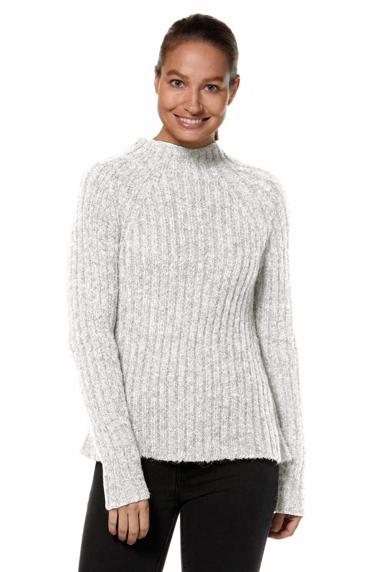 Pullover DOLCE aus 70% Alpaka und 23% Merino ecru von Apu Kuntur