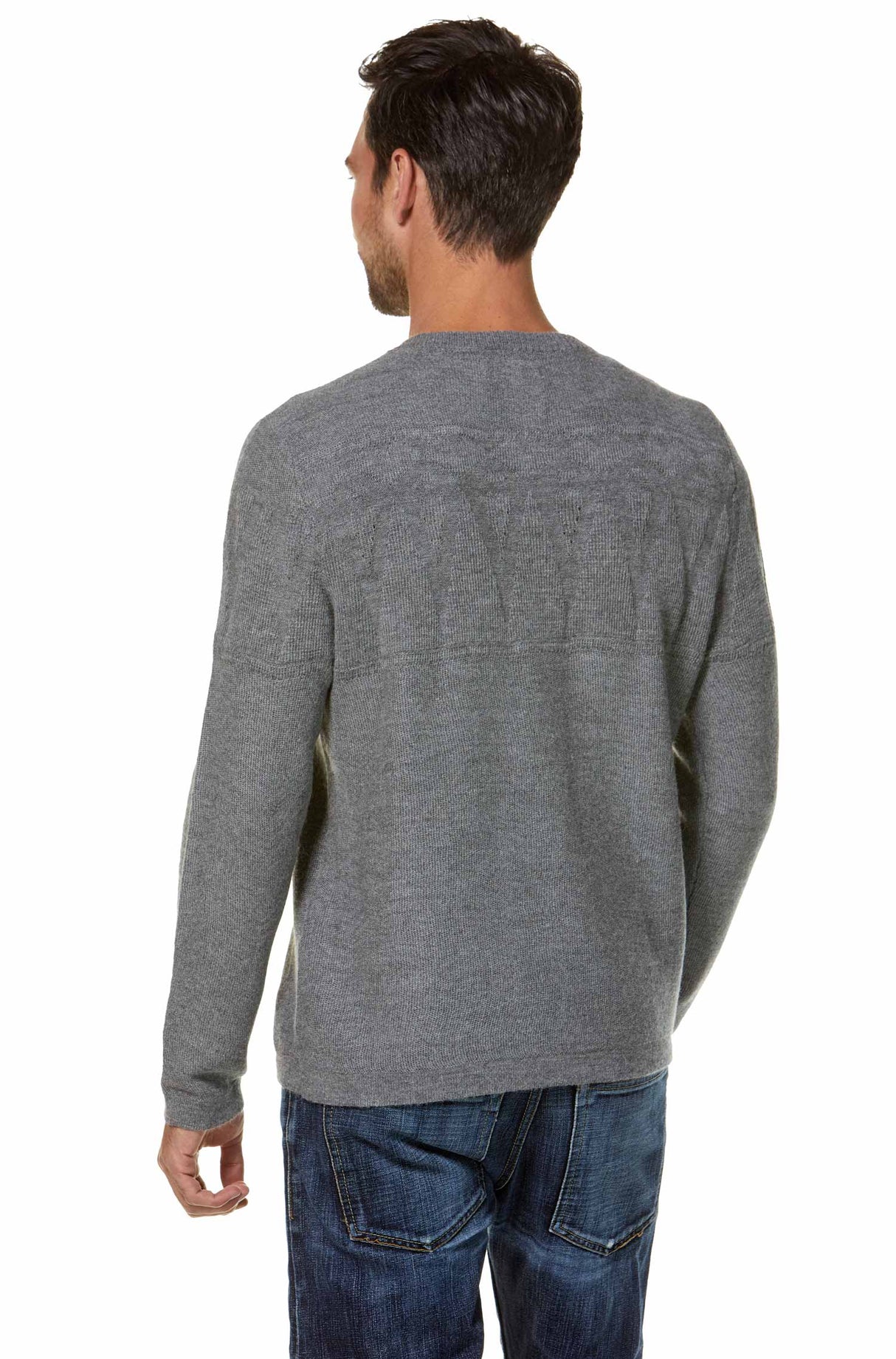 Pullover HUGO aus 100% Alpaka grau von Apu Kuntur