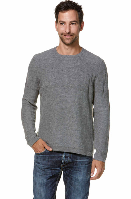 Pullover HUGO aus 100% Alpaka grau grau von Apu Kuntur