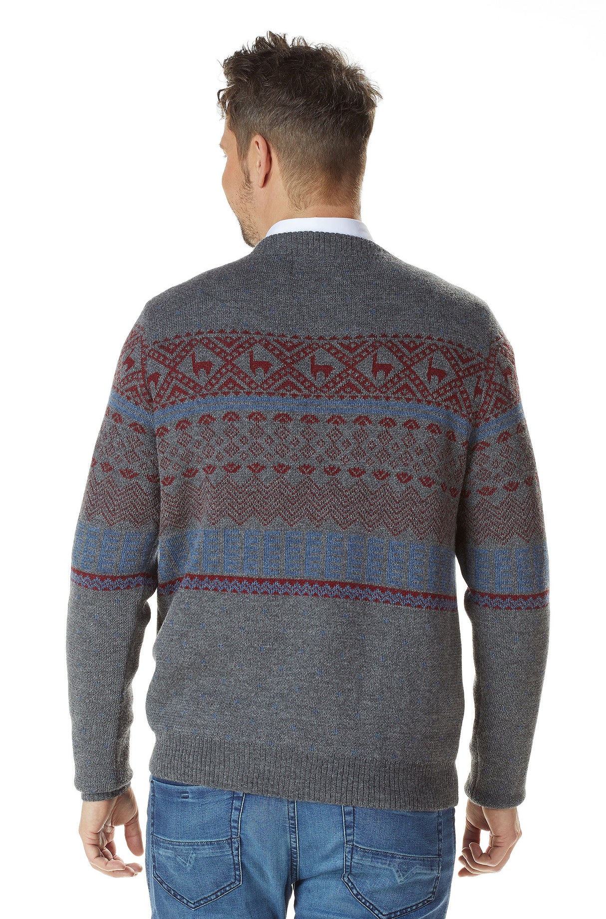 Norweger Pullover NEVADA aus 100% Alpaka von Apu Kuntur