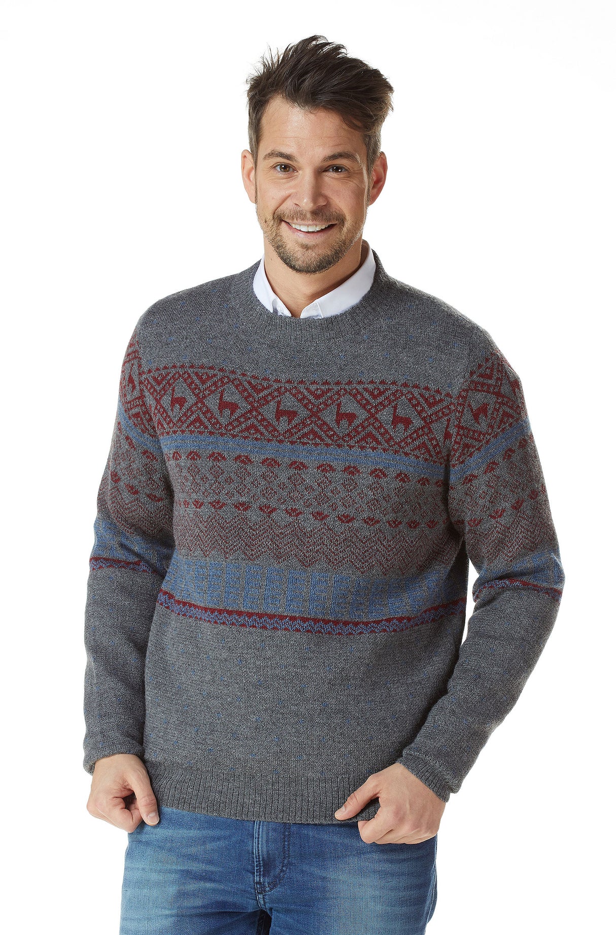 Norweger Pullover NEVADA aus 100% Alpaka von Apu Kuntur