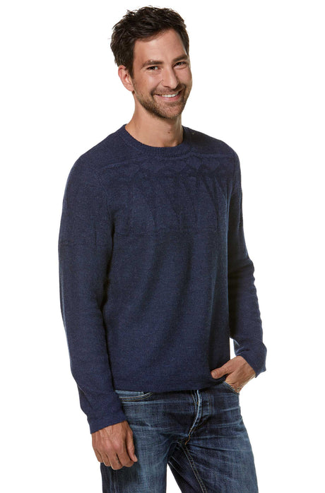 Pullover HUGO aus 100% Alpaka blau blau von Apu Kuntur