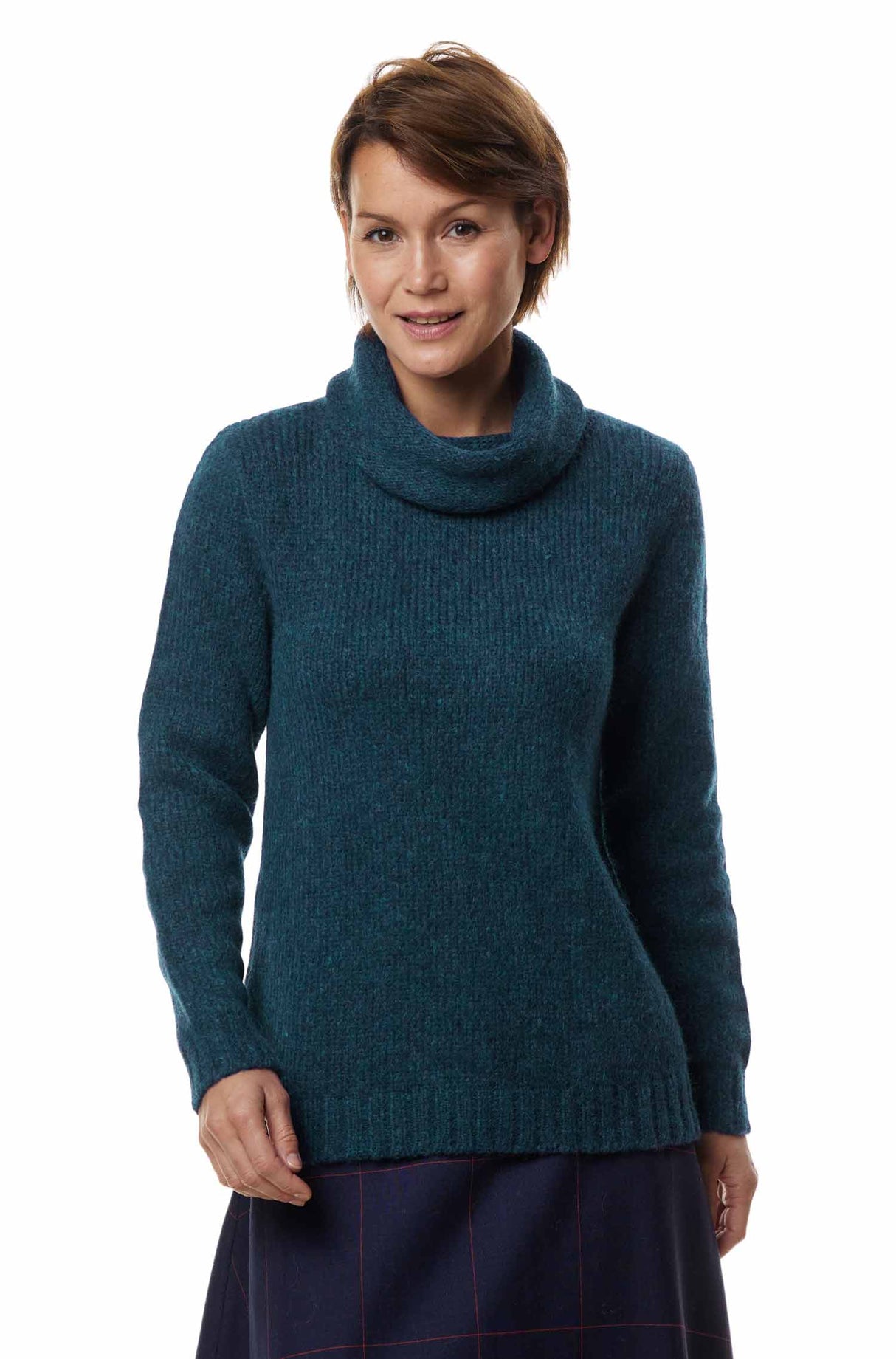Rollkragen Pullover ASA aus 70% Alpaka und 23% Merino ocean von Apu Kuntur
