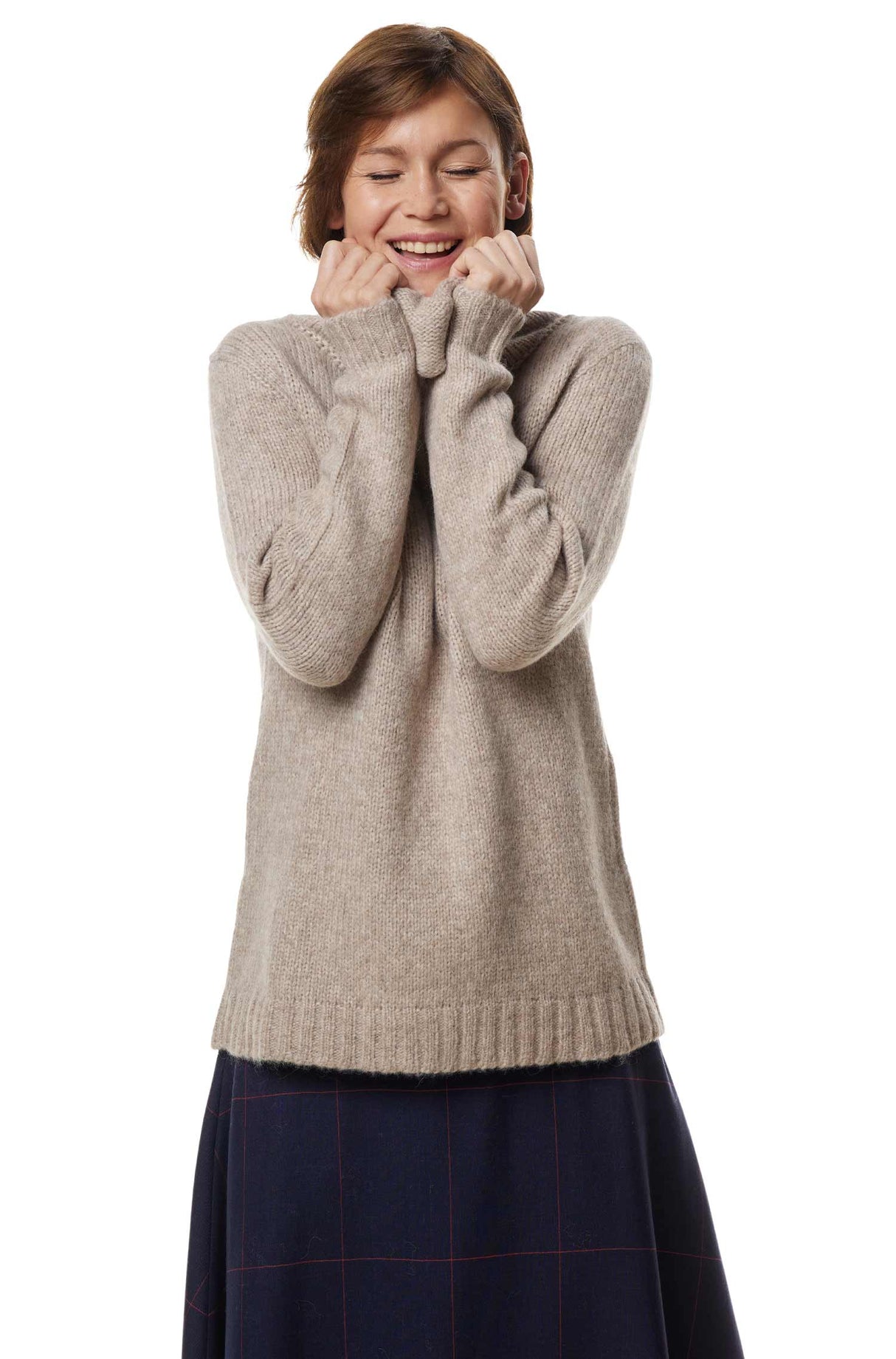 Rollkragen Pullover ASA aus 70% Alpaka und 23% Merino von Apu Kuntur