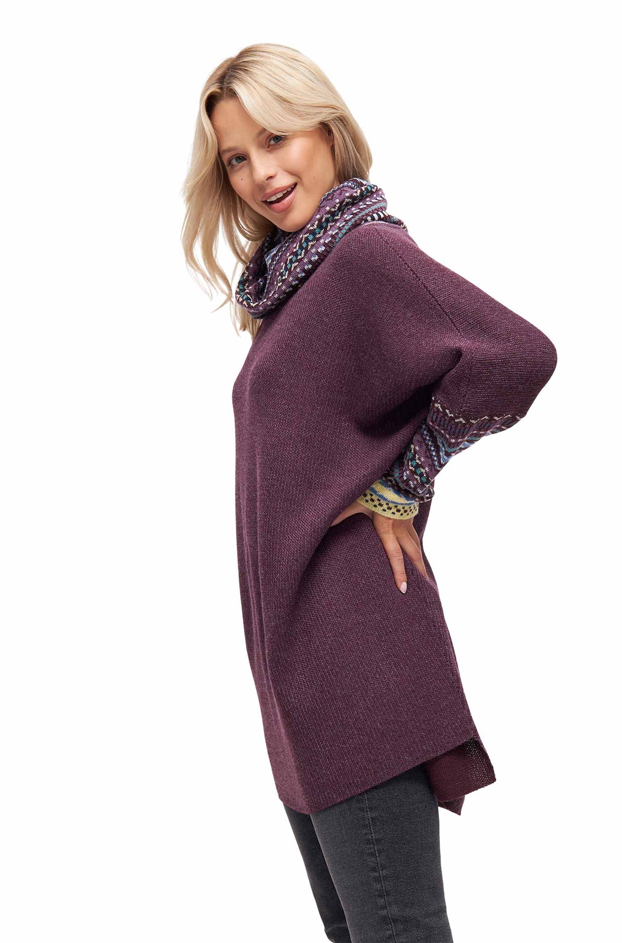 Rollkragen Pullover DILAYA aus 100% Alpaka von Apu Kuntur