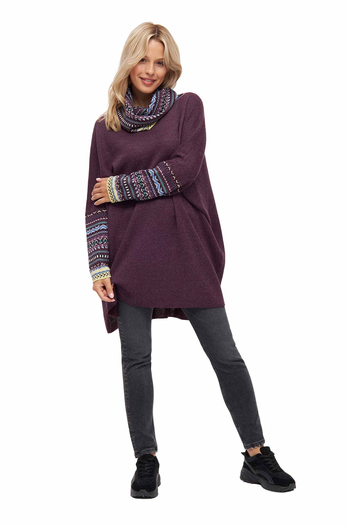 Rollkragen Pullover DILAYA aus 100% Alpaka von Apu Kuntur