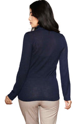 Damen Rollkragen Pullover MADAI aus 70% Alpaka und 30% Seide von Apu Kuntur