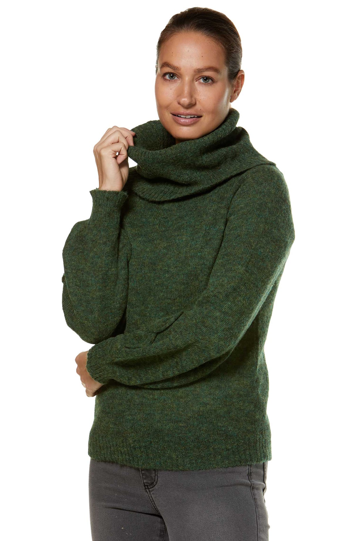 Rollkragen Pullover SALOMON aus 55% Alpaka & 26% Merino von Apu Kuntur