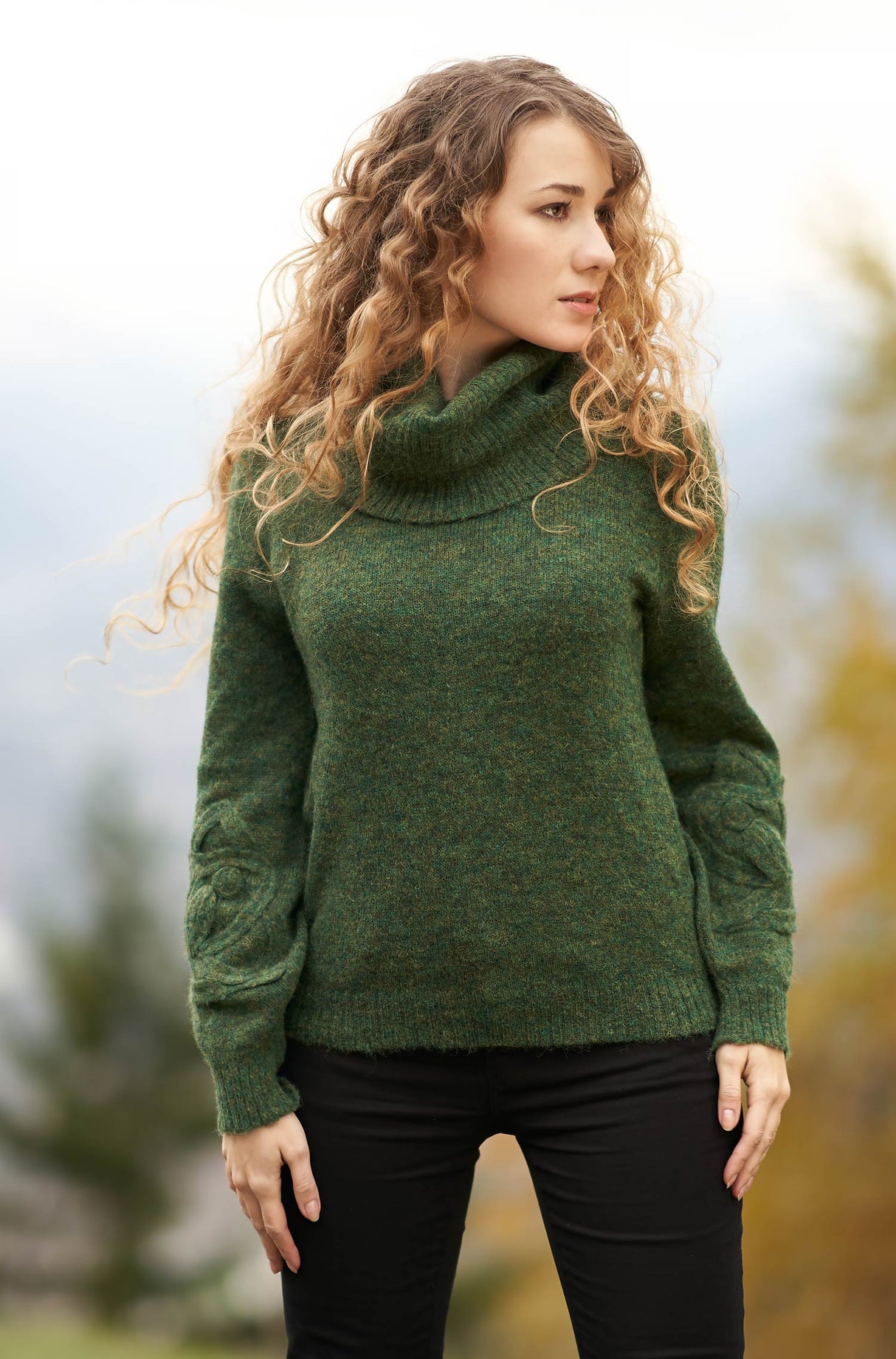 Rollkragen Pullover SALOMON aus 55% Alpaka & 26% Merino von Apu Kuntur