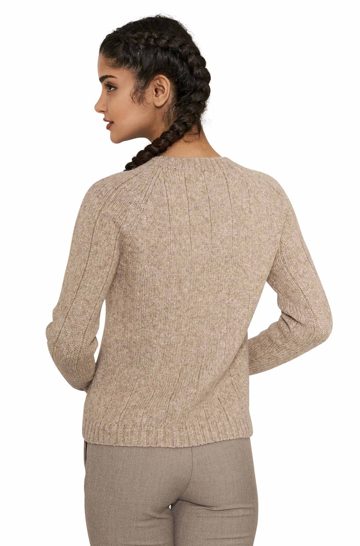 Rundhals Pullover MOANA aus 60% Alpaka und 30% Merino von Apu Kuntur