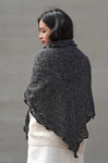 Schal HADIA mit 55% Alpaka und 26% Merino one-size anthrazit von Apu Kuntur
