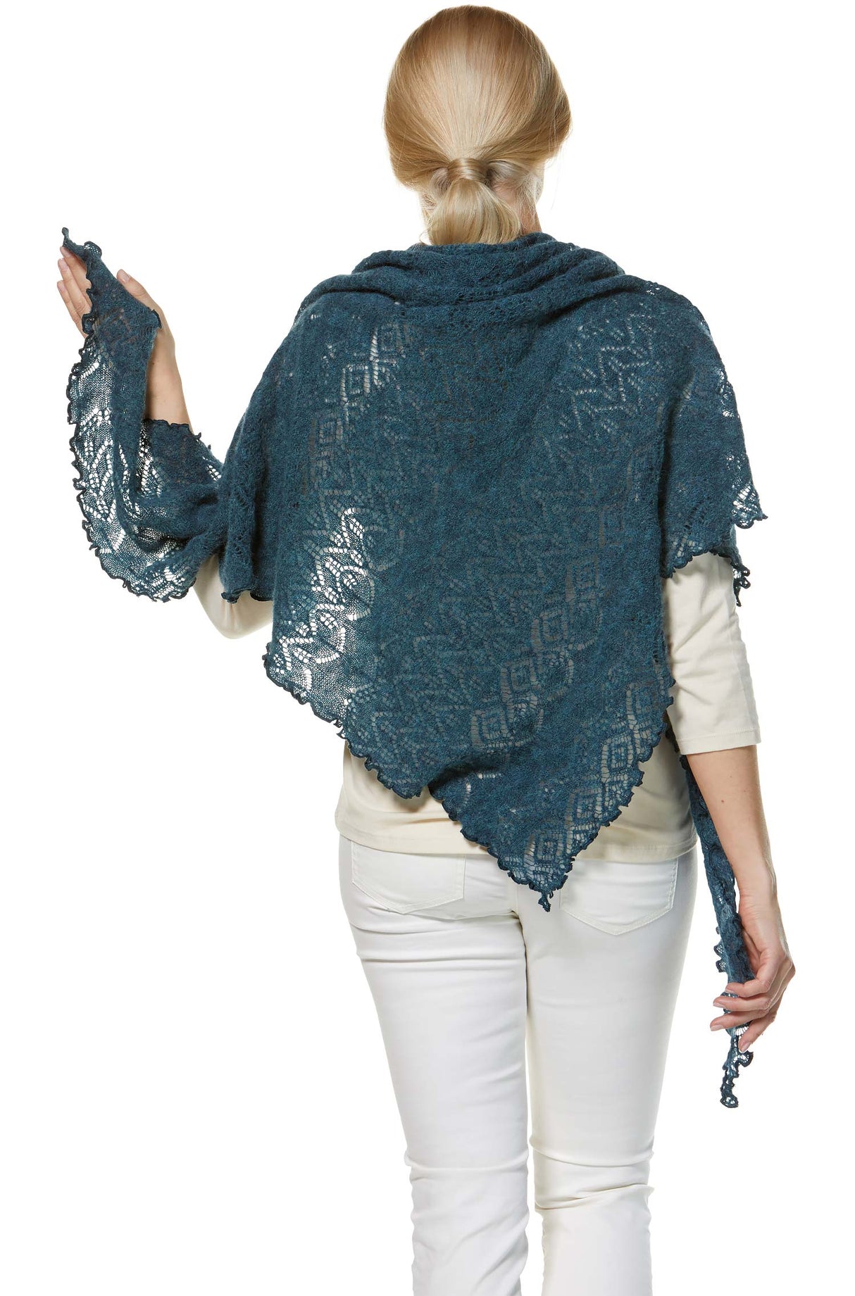 Schal HADIA mit 55% Alpaka und 26% Merino von Apu Kuntur