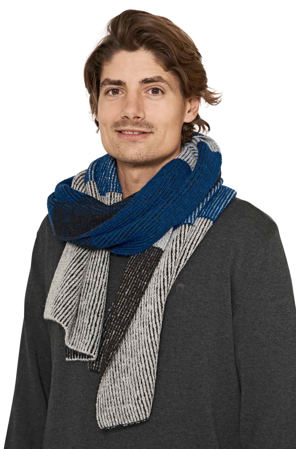 Schal MARINO mit 36% Alpaka und Merino von Apu Kuntur