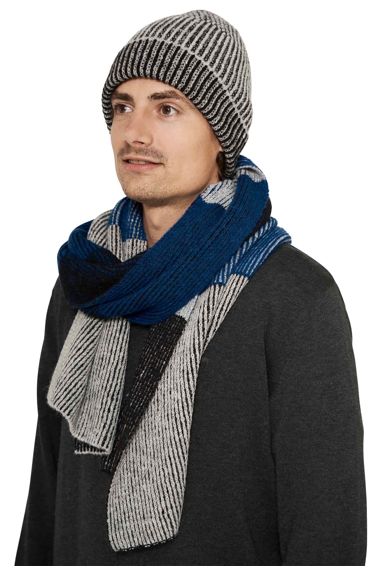 Schal MARINO mit 36% Alpaka und Merino von Apu Kuntur