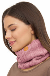 Schal SUAVE aus 100% Alpaka rosa one-size von Apu Kuntur