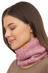 Schal SUAVE aus 100% Alpaka rosa one-size von Apu Kuntur