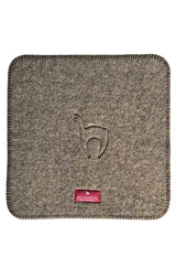 Sitzauflage (40 x 40 cm) aus 70% Alpaka & 30% Wolle 40x40 cm braun von Apu Kuntur