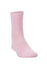 Socken Kinder (Gr. 30-35) - 60% Alpaka babyrosa von Apu Kuntur