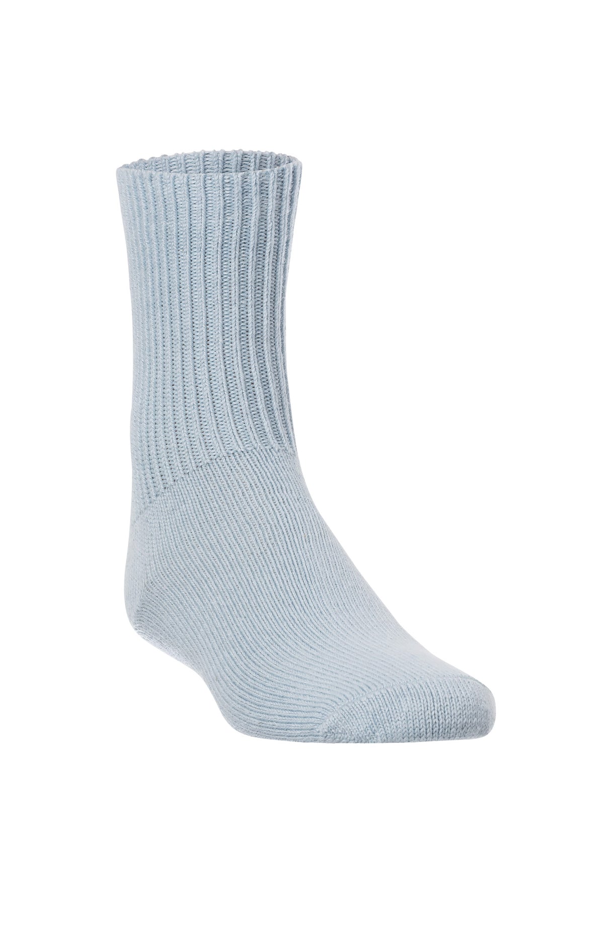 Socken Kinder (Gr. 30-35) - 60% Alpaka babyblau von Apu Kuntur