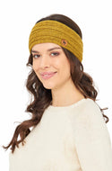 Stirnband SUAVE - 100% Alpaka gelb one-size von Apu Kuntur