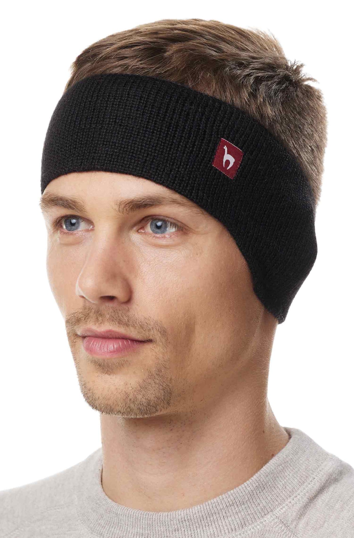 Stirnband UNI mit Ohrenklappen - 100% Alpaka von Apu Kuntur