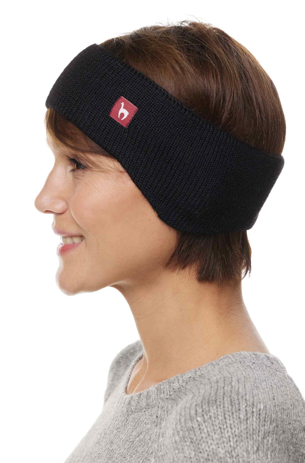 Stirnband UNI mit Ohrenklappen - 100% Alpaka von Apu Kuntur