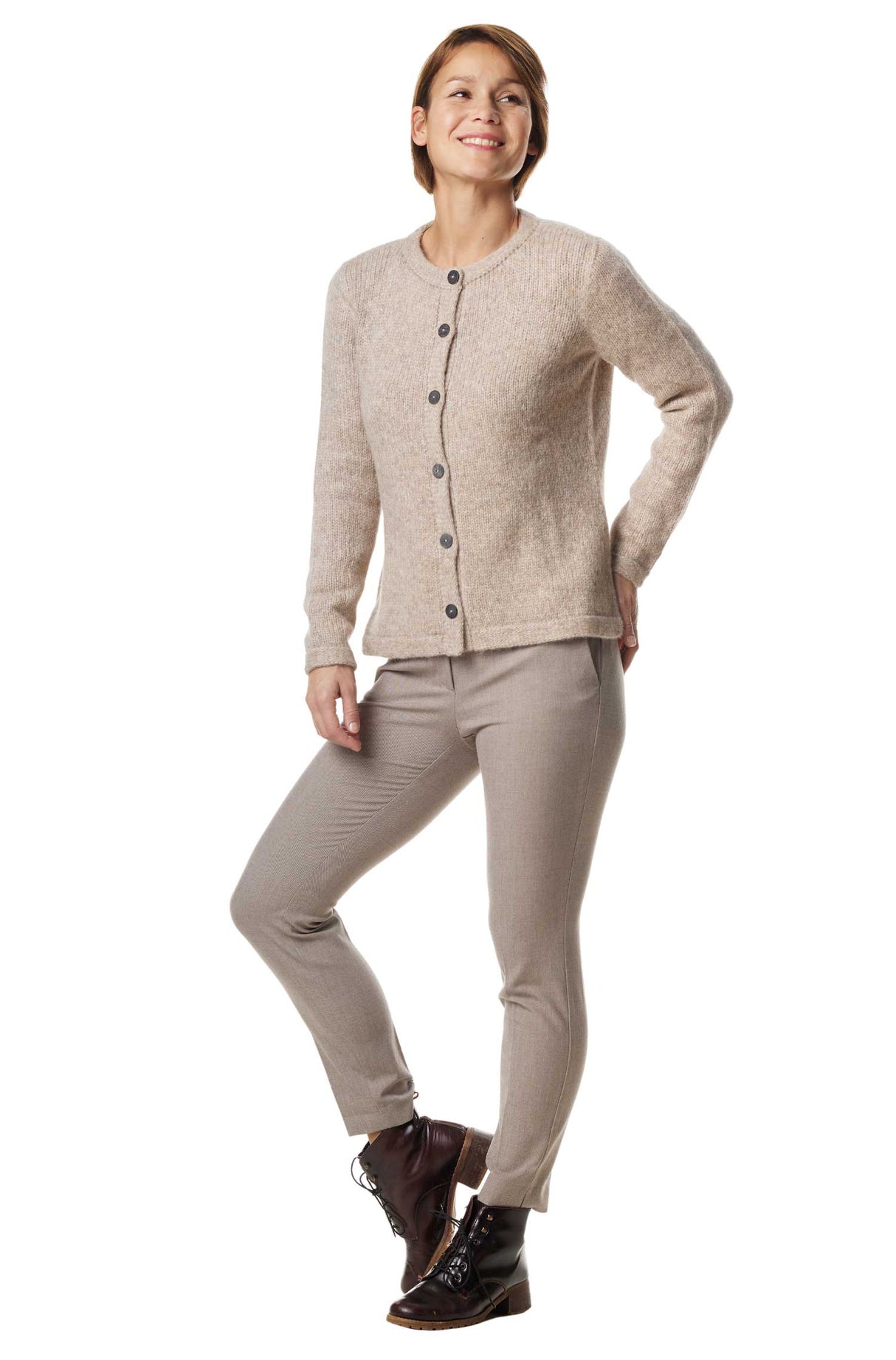 Strickjacke ASA - 70% Alpaka und 23% Merino von Apu Kuntur