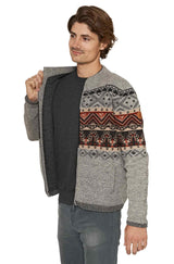 Strickjacke Herren FIESTA aus 100% Alpaka von Apu Kuntur