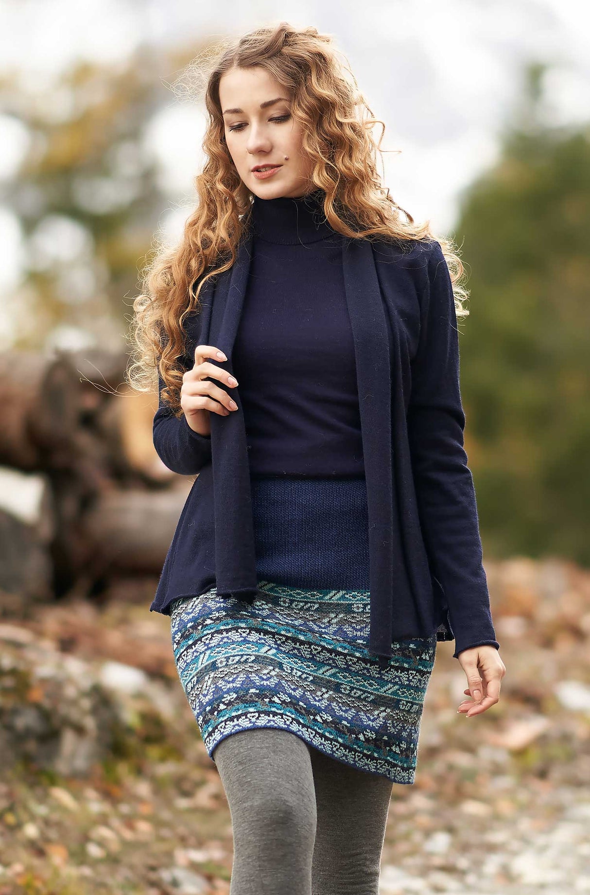 Strickjacke PENELOPE aus 100% Alpaka von Apu Kuntur