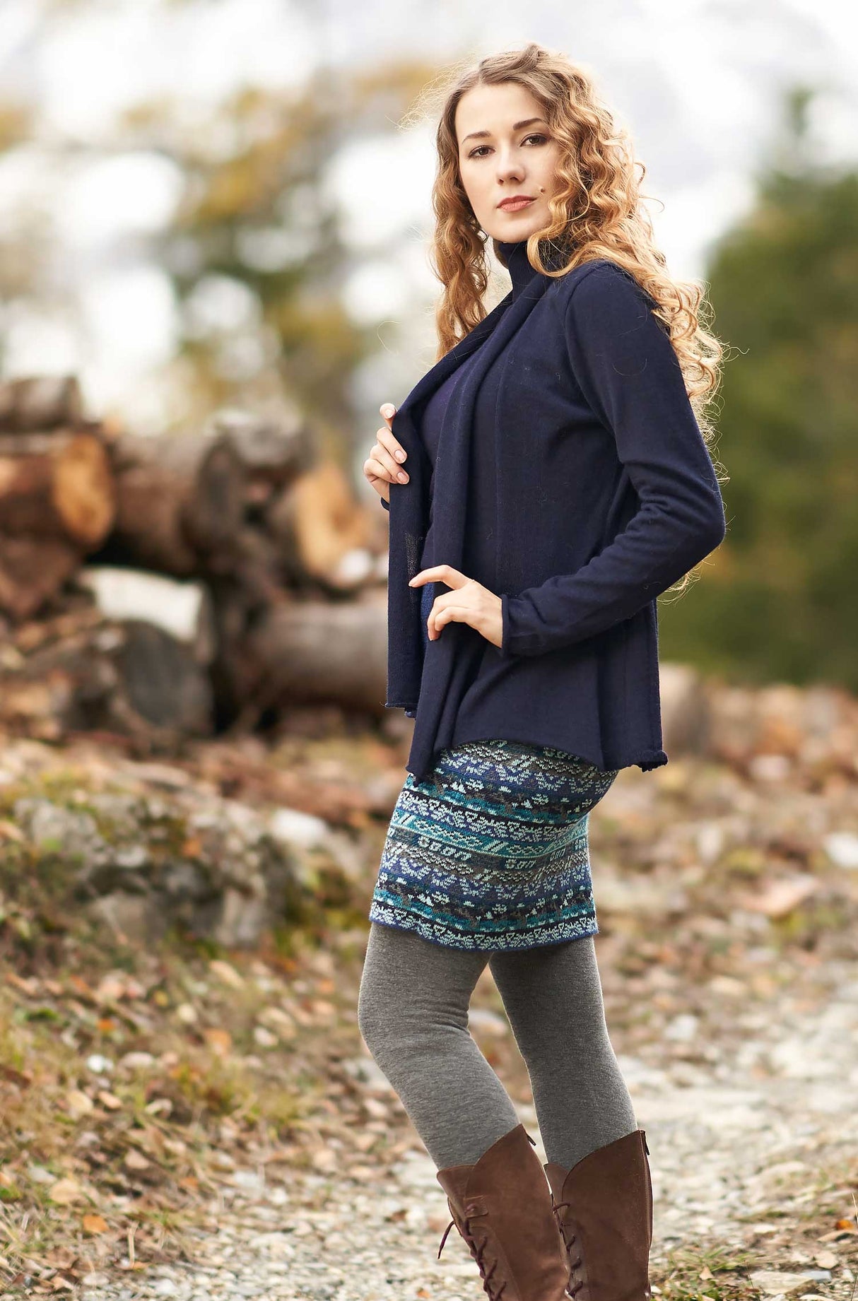 Strickjacke PENELOPE aus 100% Alpaka von Apu Kuntur