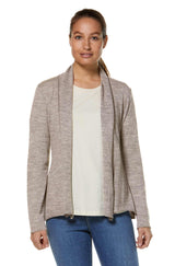 Strickjacke PENELOPE aus 100% Alpaka sand von Apu Kuntur