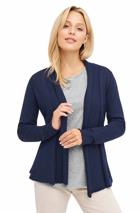 Strickjacke PENELOPE aus 100% Alpaka dark navy von Apu Kuntur