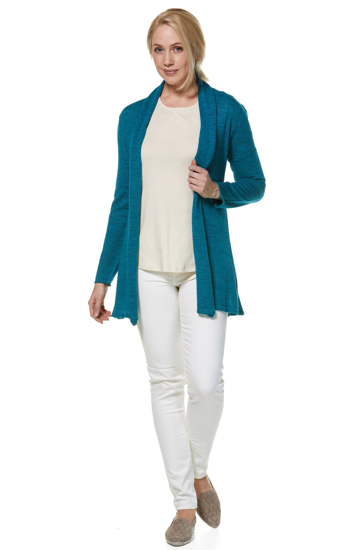 Strickjacke PENELOPE LONG aus 100% Alpaka von Apu Kuntur