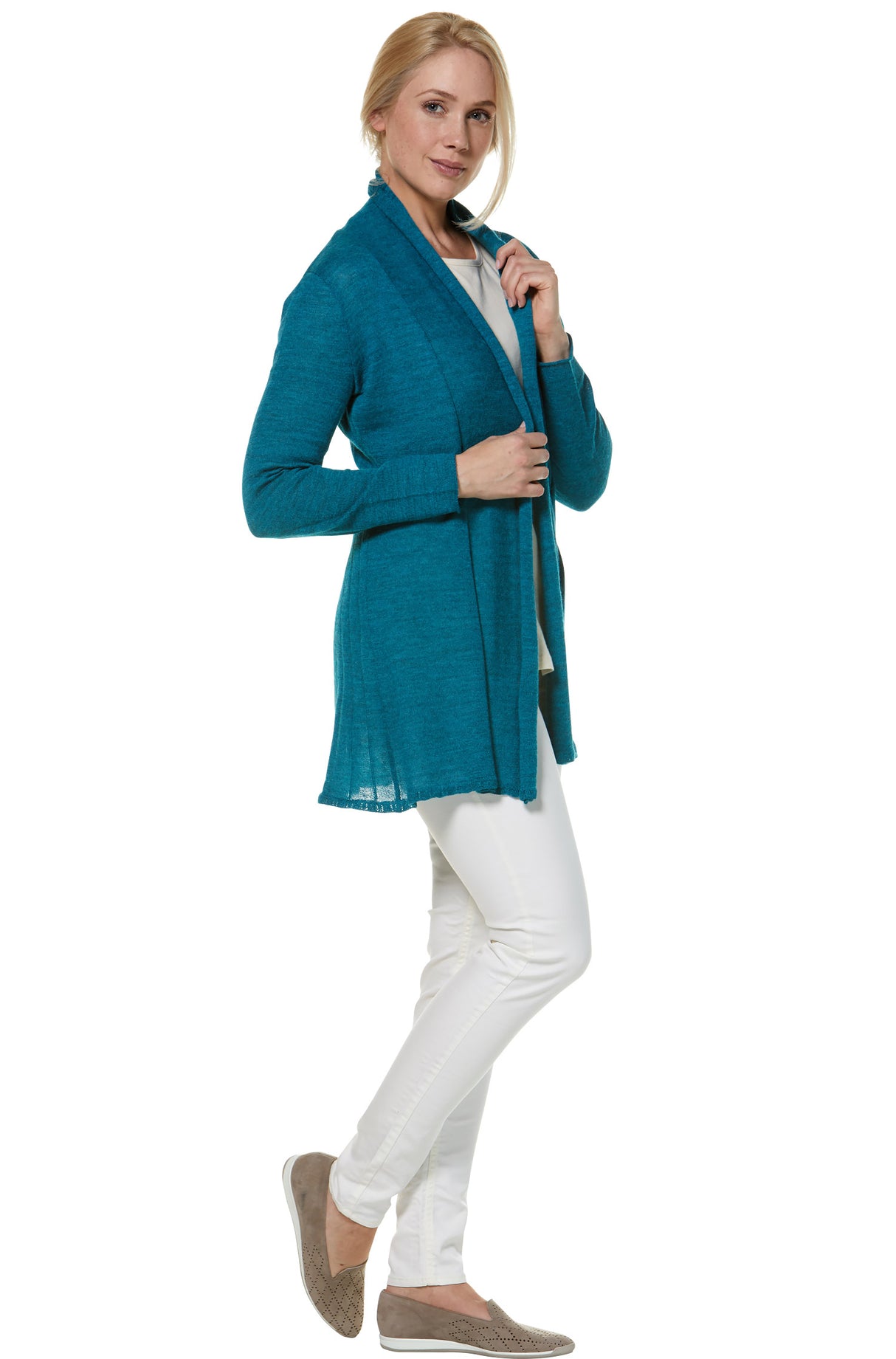 Strickjacke PENELOPE LONG aus 100% Alpaka von Apu Kuntur