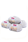 Alpaka Wolle REGULAR | 5x50g | 100% Alpaka | 36 Farben N-150 Hellgrau one-size von Apu Kuntur