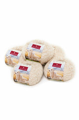 Alpaka Wolle REGULAR | 5x50g | 100% Alpaka | 36 Farben N-105 Beige Melange one-size von Apu Kuntur
