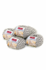 Alpaka Wolle REGULAR | 5x50g | 100% Alpaka | 36 Farben N-155 Grau Melange one-size von Apu Kuntur