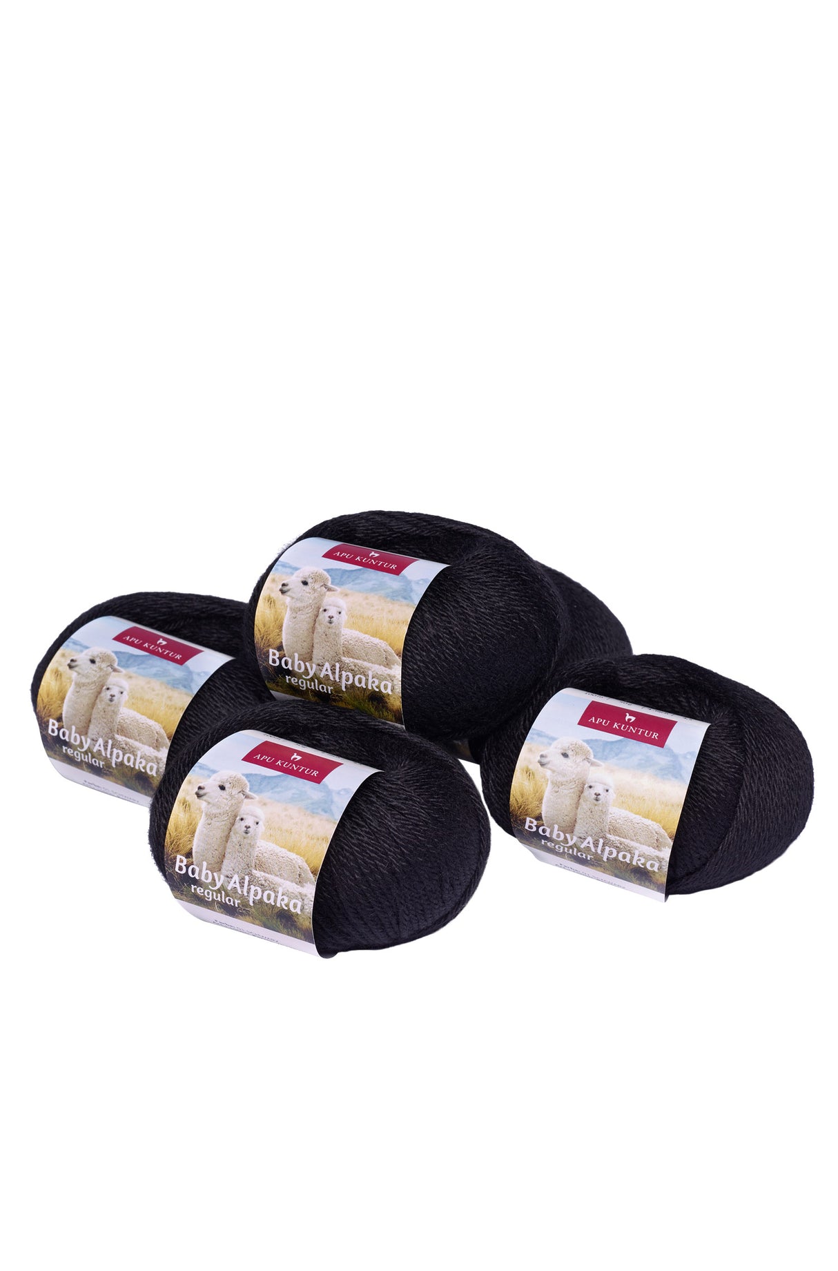 Alpaka Wolle REGULAR | 5x50g | 100% Alpaka | 36 Farben von Apu Kuntur