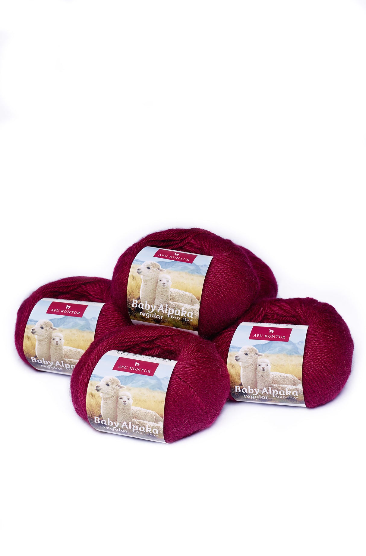 Alpaka Wolle REGULAR | 5x50g | 100% Alpaka | 36 Farben von Apu Kuntur